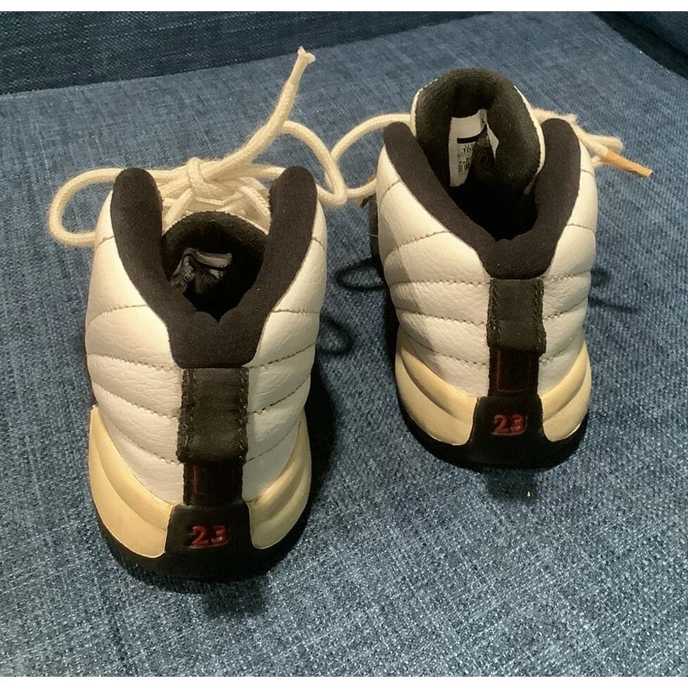 Toddler Air Jordan 12 Retro Athletic Shoes 'Taxi' 850000 125 - Size 10C